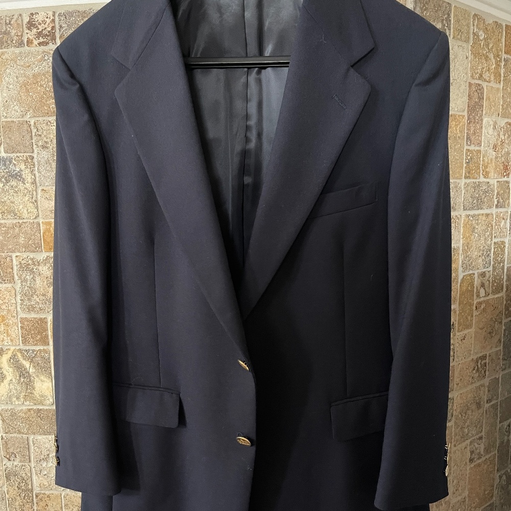 Stafford executive black blazer jacket
